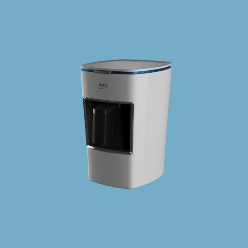 Beko bkk 2300 μηχανή ελληνικού καφέ 670w με χωρητικότητα 250ml λευκή, , medium-null