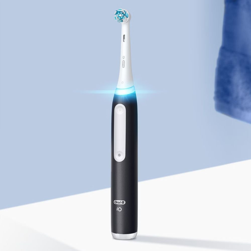 Product image: Oral-b io3 duo ηλεκτρική οδοντόβουρτσα μαύρο & μπλε με αισθητήρα πίεσης και θήκη ταξιδίου (2 τεμάχια), , medium-null