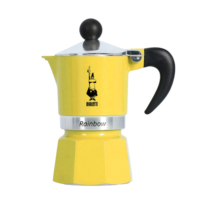 &Mu;&pi;&rho;ί&kappa;&iota; espresso bialetti rainbow 1cup, Yellow, medium