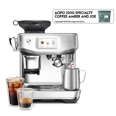 Sage ses882bss4guk1 the barista touch impress espresso coffee machine, Silver, medium