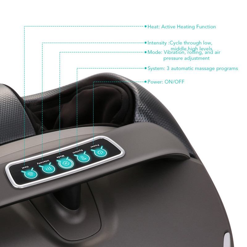 Naipo foot massager with heat, rolling and tapping image number null