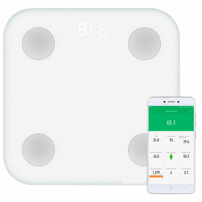 Xiaomi mi nun4048gl digital scale body composition white, , medium