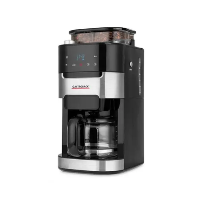 Gastroback coffee machine grind & brew pro gas-42711, Black, Silver, medium