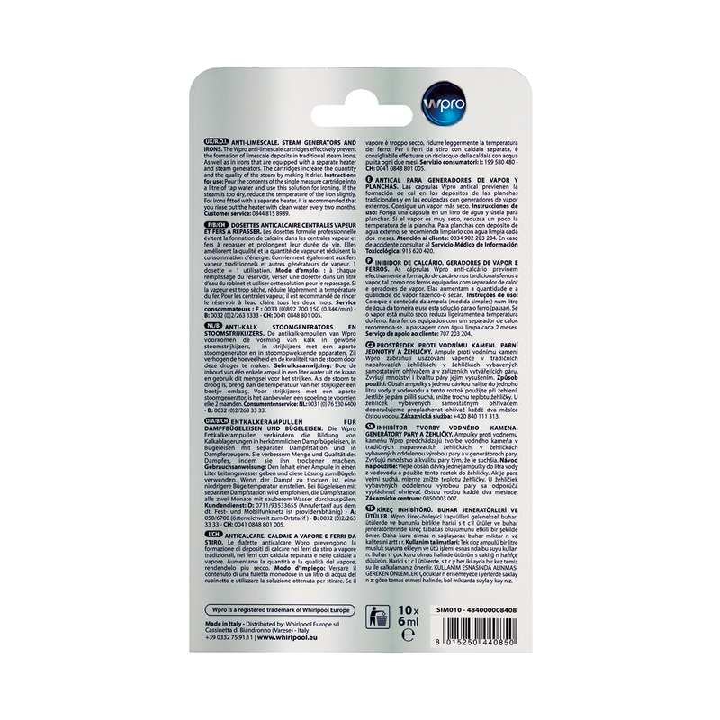 Αμπούλες καθαρισμού αλάτων for σίδερα 10x6ml, , medium image number null