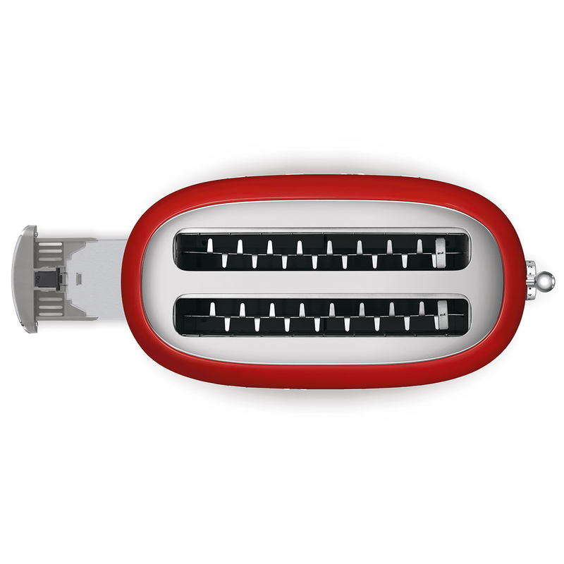 Smeg 50's toaster 2 extra-wide slots - red image number null