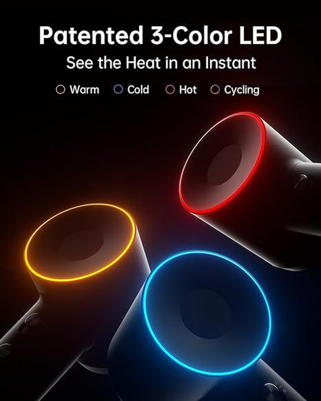 Laifen swift special - 110,000 rpm high-speed hair dryer - negative ionic blow - matte black (3 nozzles) image number null