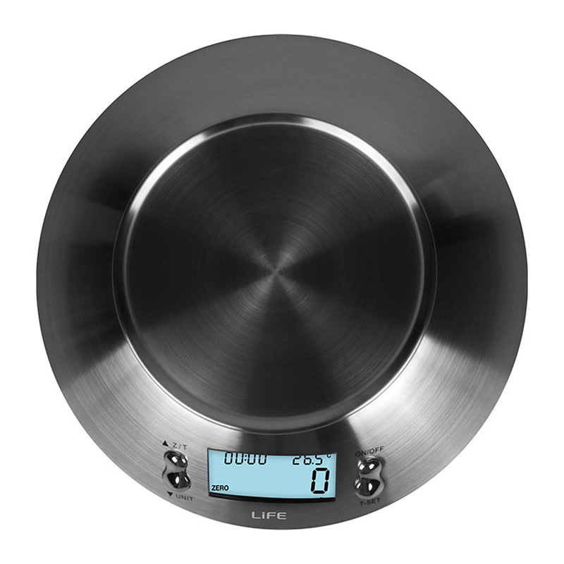 Life 221-0256 stainless steel kitchen scale 1.8l, , medium image number null