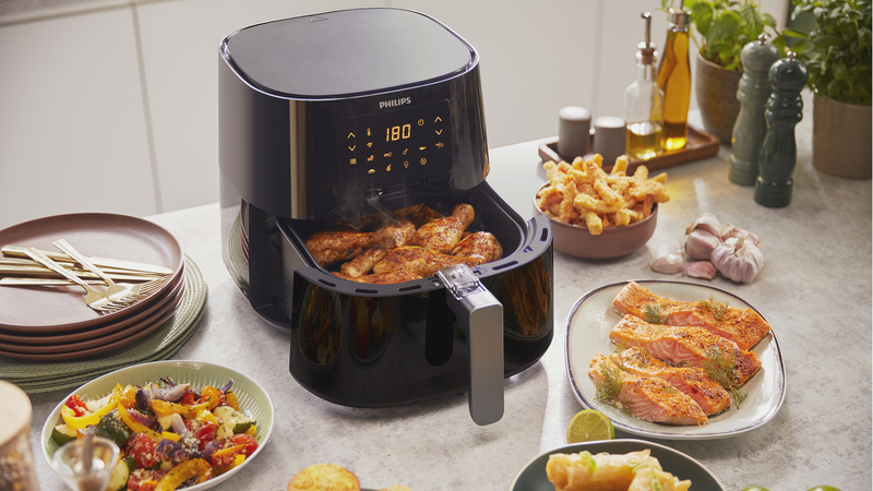 Philips Air fryer Wi-Fi 6.2l black hd9280/70-null