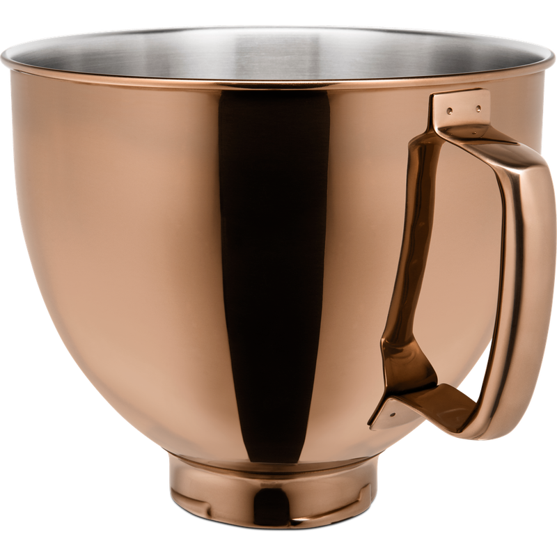 Stainless steel mixing bowl 4.8l 5ksm5ssbrc copper, , medium-null