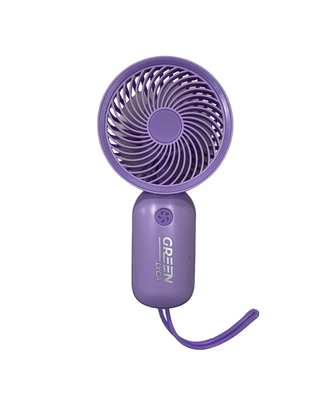 Mini portable fan, Purple, medium