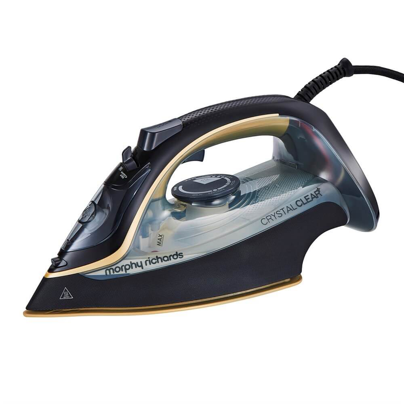 Morphy richards 300302 steam iron crystal clear water tank, 2400 w, gold, , medium-null