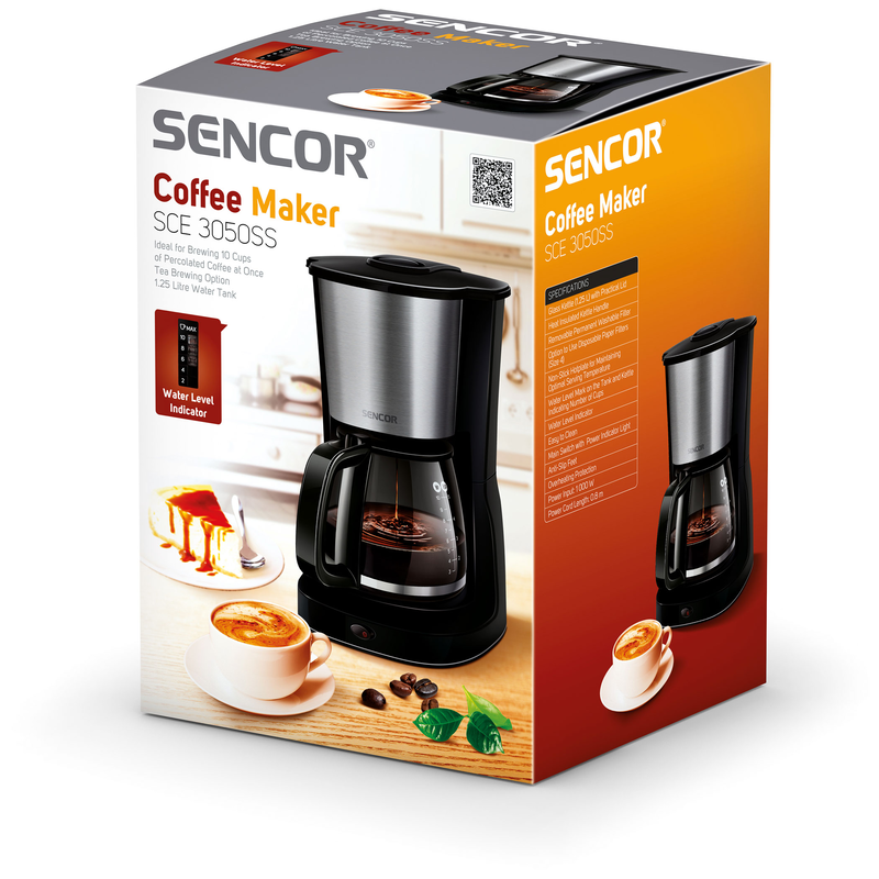 Sencor sce3050ss coffee maker 1.25l, , medium image number null