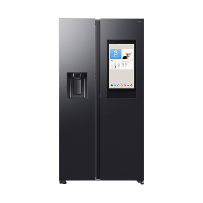 Samsung refrigerator side by side rs90f66befef, , medium