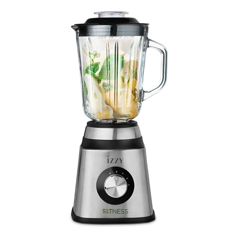 &Iota;zzy &mu;&pi;&lambda;έ&nu;&tau;&epsilon;&rho; smoothies 1000w &mu;&epsilon; &gamma;&upsilon;ά&lambda;&iota;&nu;&eta; &kappa;&alpha;&nu;ά&tau;&alpha; 1.5lt, , medium-null