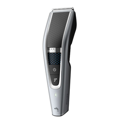 Philips series 5000 σετ κουρευτική μηχανή πλενόμενη με τεχνολογία dualcut & trim-n-flow pro γκρίζο/μαύρο hc5630/15, , medium