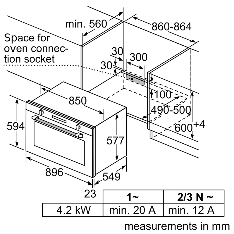 Neff l2ach7mg0 built-in oven, 90 cm, , medium-null