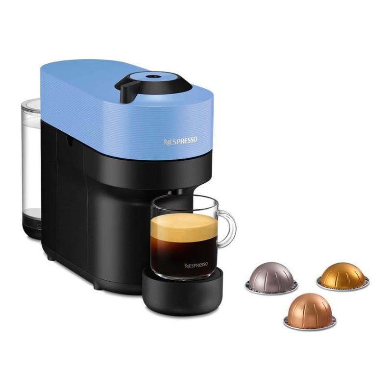 Product image: Nespresso vertuo pop μηχανή καφέ με centrifusion™ τεχνολογία & 6 μεγέθη ροφημάτων για κάψουλες vertuo,19bar, pacific blue, , medium-null
