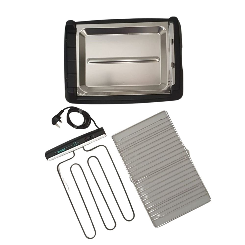 Product image: Nova φορητή ηλεκτρική ψησταριά/ γκριλιέρα barbecue με μεγάλη επιφάνεια ψησίματος για εξωτερικούς & εσωτερικούς χώρους gr-201, , medium-null