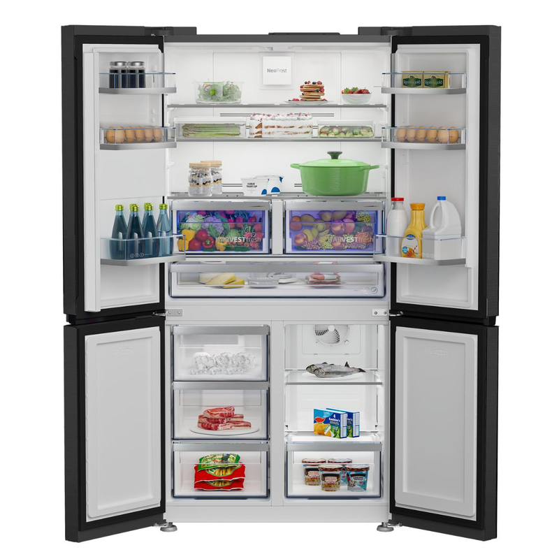 Beko &psi;&upsilon;&gamma;&epsilon;ί&omicron; 4 &pi;&omicron;&rho;&tau;ώ&nu; 565l no-frost &mu;&epsilon; rapid cooling & freezing gn1426240zdxbrn dark inox, , medium-null