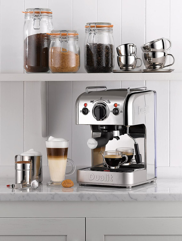 Dualit 84440 3-in-1 coffee machine, silver, , medium-null