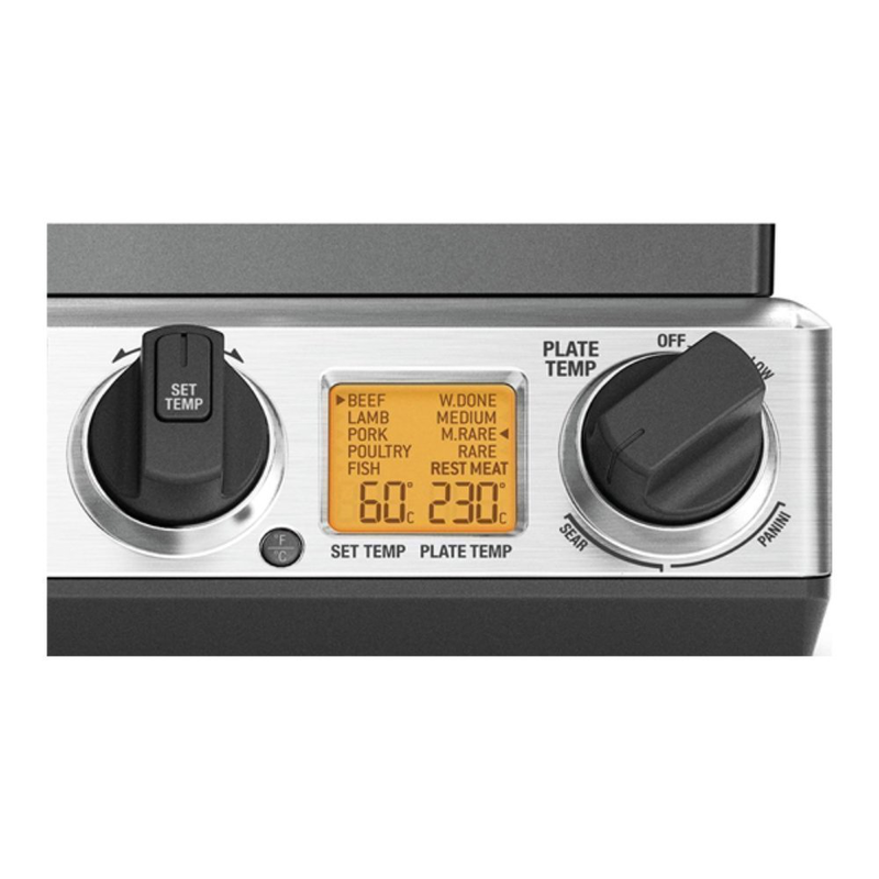 Product image: Sage γκριλιέρα/τοστιέρα bgr840bss the smart grill pro, , medium-null