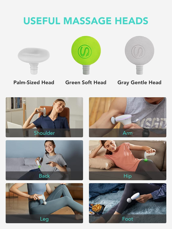 Skg body gun massager mini f5-en white, , medium-null