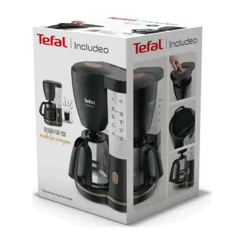 Product image: Tefal coffee maker includeo 1.25l black 1000w, , medium-null