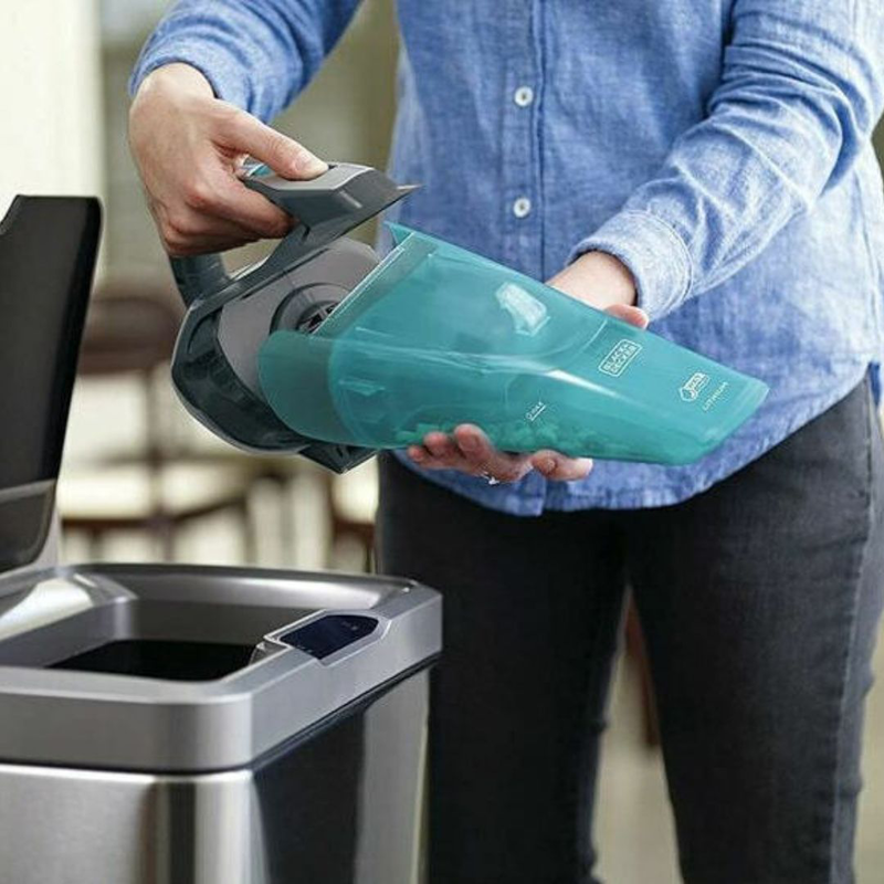 Black+decker wda320j-qw rechargeable handheld vacuum 10.8v 10 min 500ml black, , medium-null