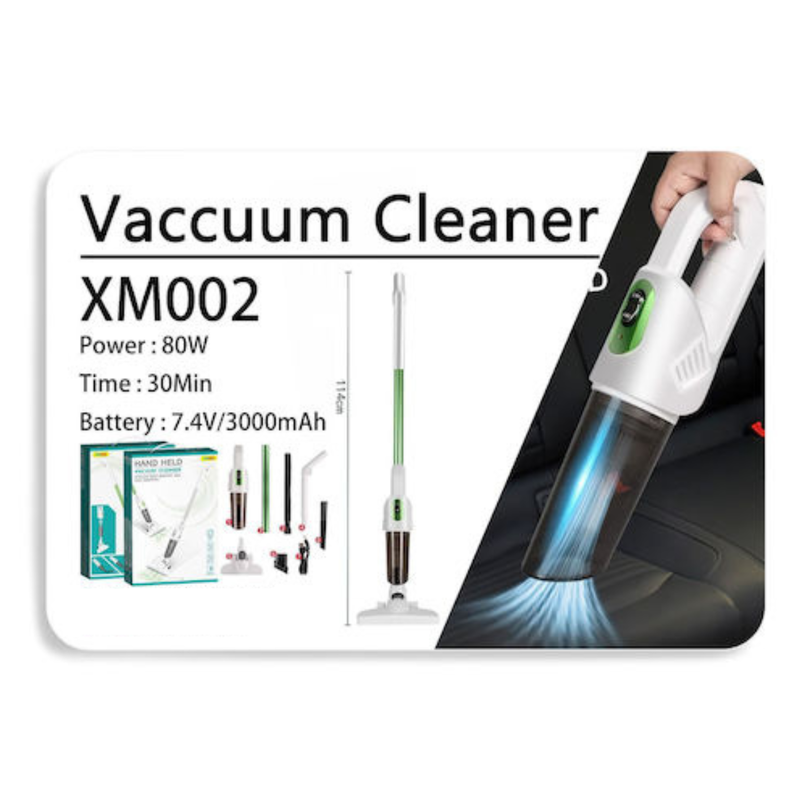 Leewello xm002 stick vacuum 60 min 500 ml handheld grey, , medium-null