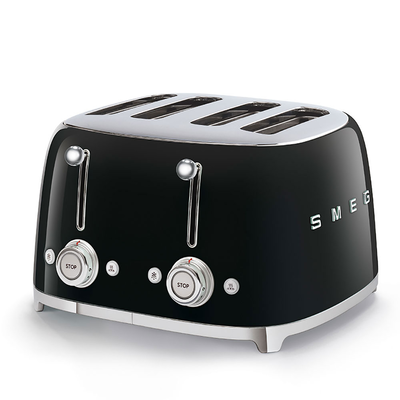 Smeg 50's toaster 4 slices - black