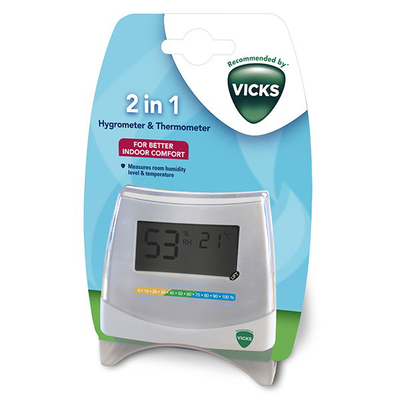 Vicks hydrometer and thermometer, , medium