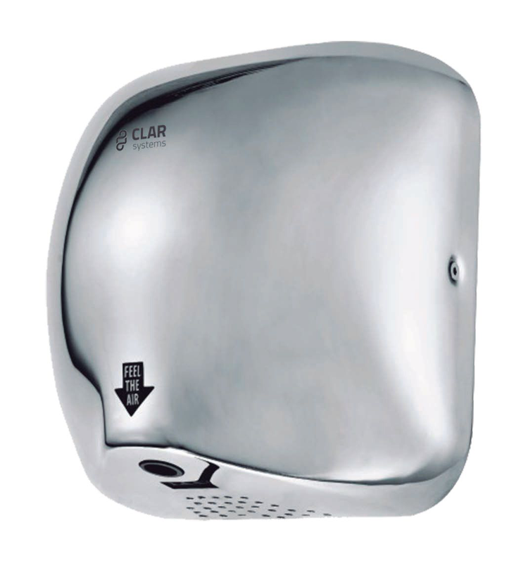 Automatic hand dryer “ultra dry” stainless steel bright, , medium-null