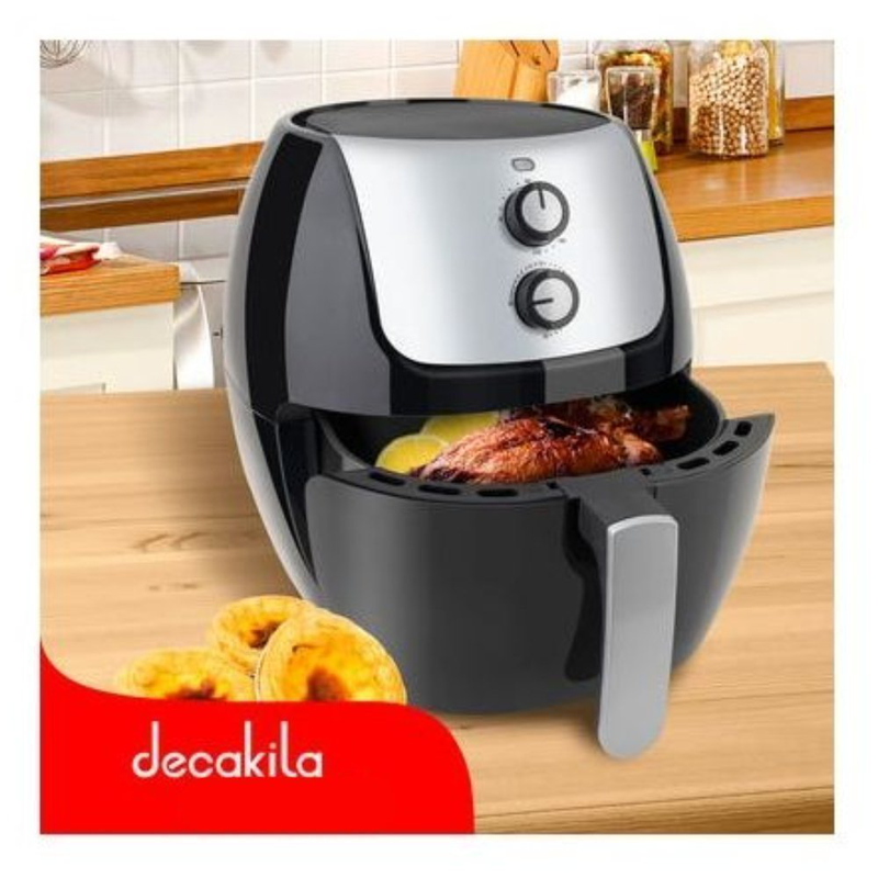 Decakila Air fryer overheat protection 8l black df-1800, , medium-null
