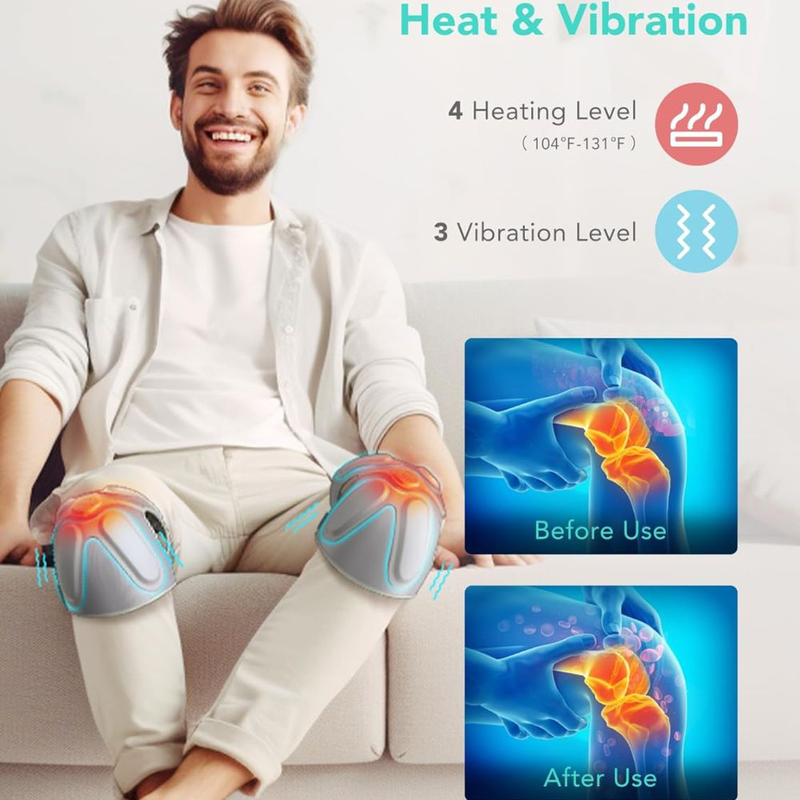 Product image: Skg w3 pro vibration & heat knee massager – εργονομικό μασάζ με δόνηση & θερμότητα για ανακούφιση γονάτων, , medium-null
