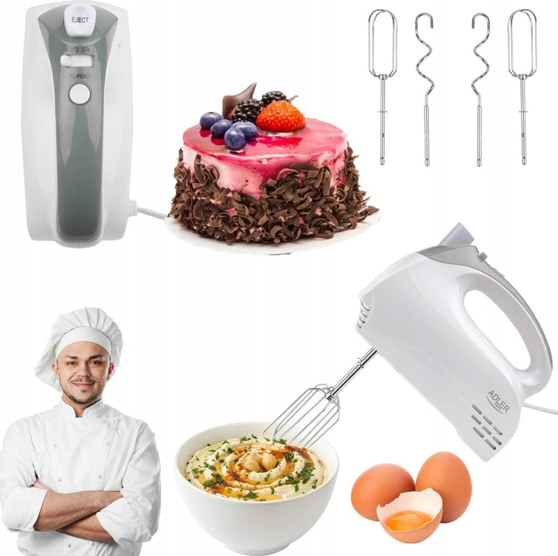 Adler hand mixer ad4201 300w, , medium-null