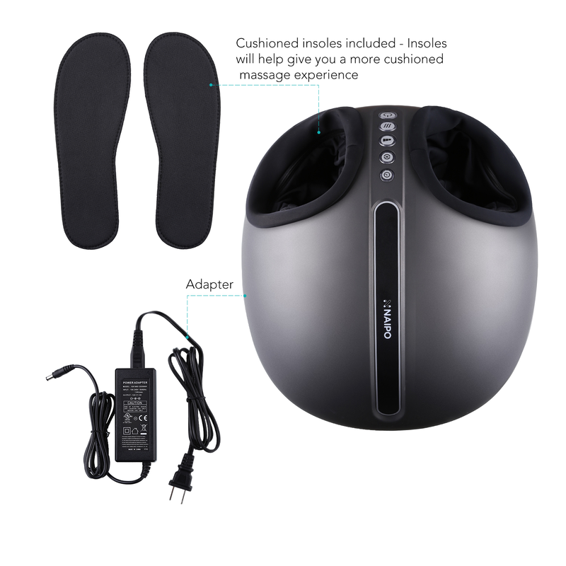 Naipo foot massager with shiatsu kneading & Air compression-null