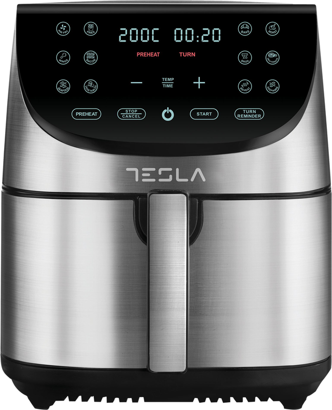 Tesla Air fryer 7l black inox af701bx, , medium-null