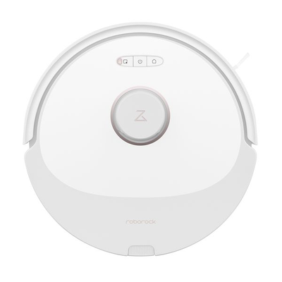 Roborock q8 max+ robot vacuum & mop with mapping carpet cleaning Wi-Fi white, White, medium