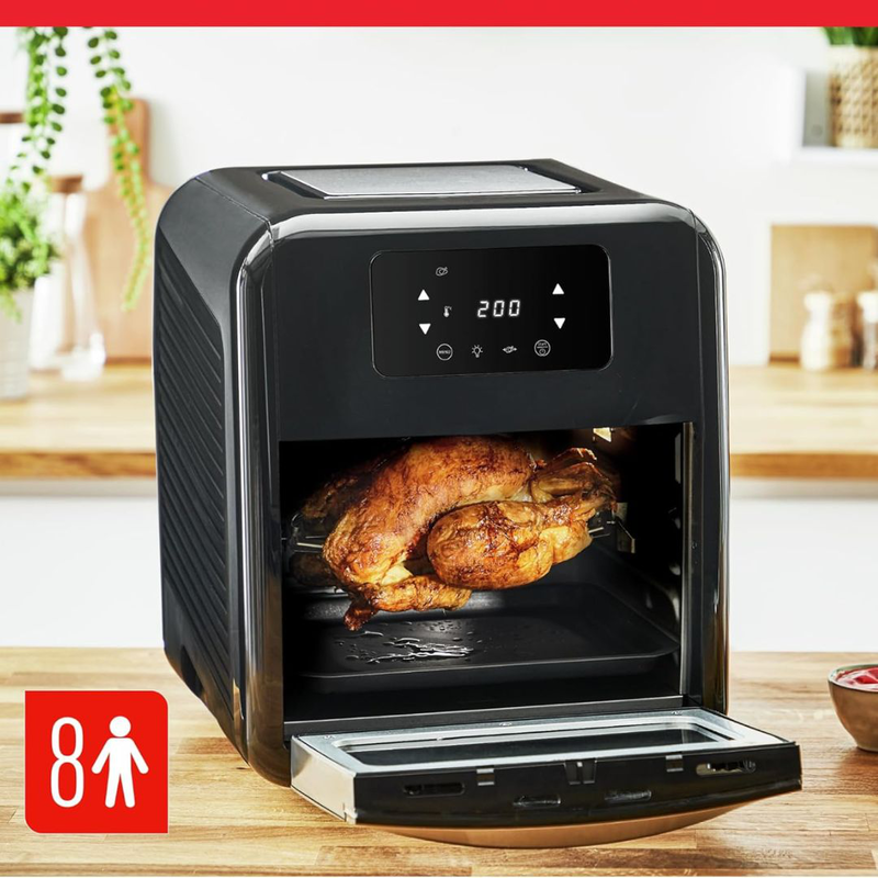 Moulinex easy fry oven & grill πολυλειτουργική φριτέζα αέρος, ψησταριά & φούρνος 2000w με xxl χωρητικότητα 11l, 8 προγράμματα, τεχνολογία grill & extra crisp al501810, , medium-null
