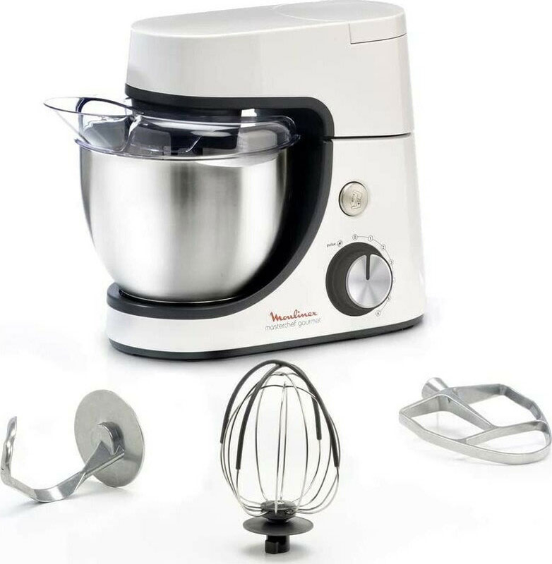 Moulinex qa5101 masterchef gourmet kitchen machine 4.6l 1100w, , medium image number null