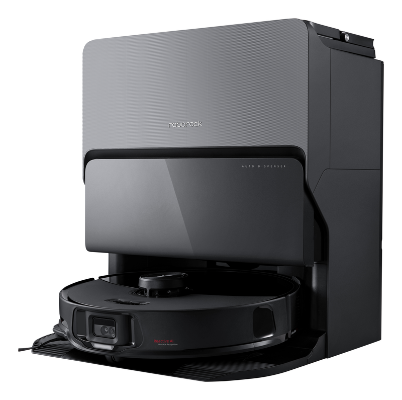 Roborock s8 maxv ultra robot vacuum with autoempty carpet cleaning Wi-Fi black-null