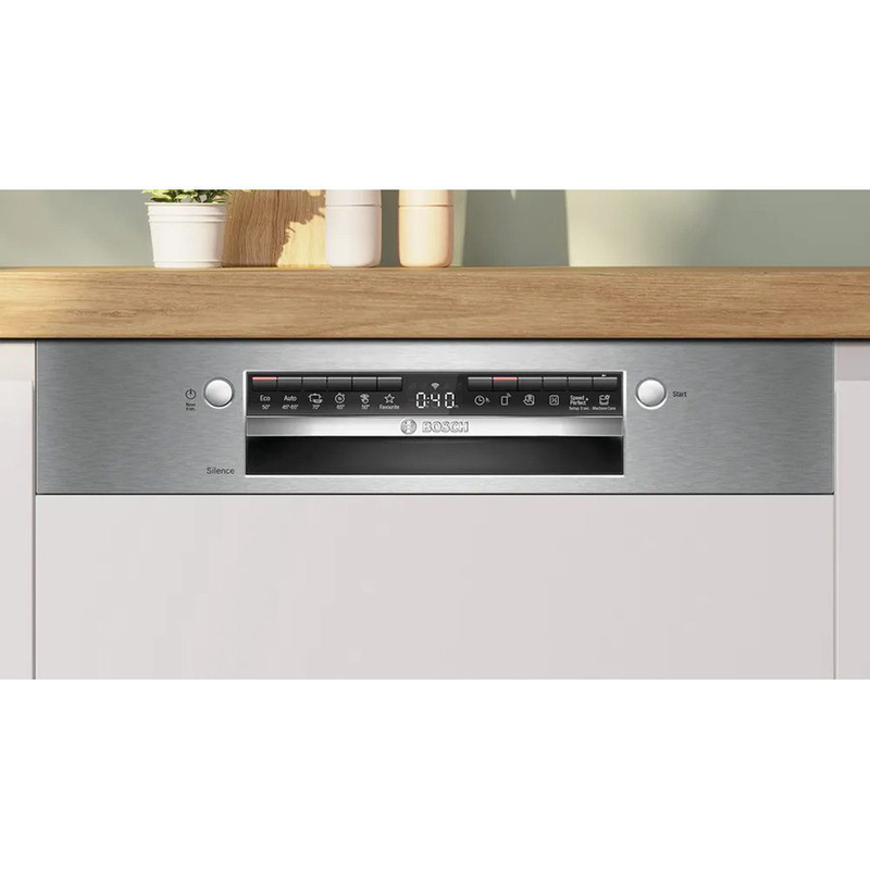 Bosch smi4evs04e semi integrated dishwasher, 60cm width, 5 &chi;&rho;&omicron;&nu;&iota;&alpha; &epsilon;&gamma;&gamma;&upsilon;&eta;&sigma;&eta;, , medium-null