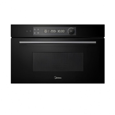Midea εντοιχιζόμενος φούρνος μικροκυμάτων 34l 900w με grill, 8 προγράμματα & χρονοδιακόπτη μαύρο tg934e4mo, , medium