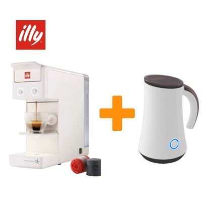 Μοναδική προσφορά illy y3.3 καφετιέρα για κάψουλες iperespresso πίεσης 19bar λευκή + συσκευή για αφρόγαλα, , medium