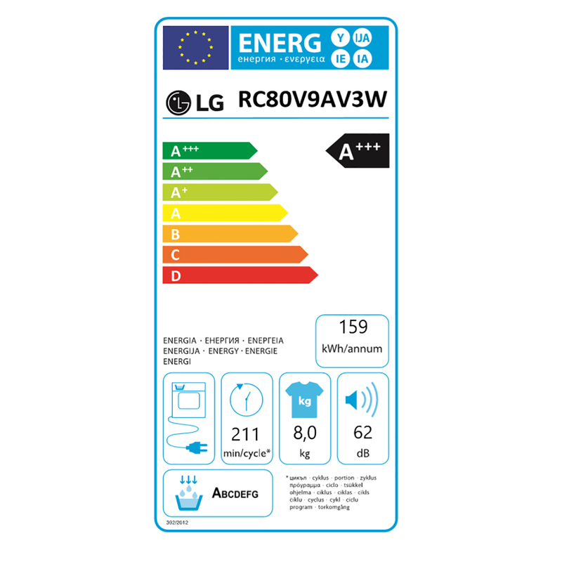 Rc80v9av3w 8kg-null