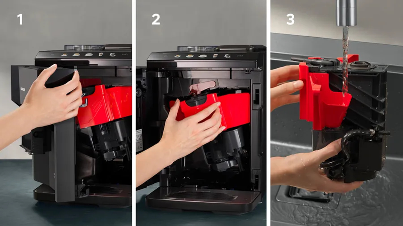 Siemens espresso machine 1500w pressure 15bar for espresso and cappuccino black-null