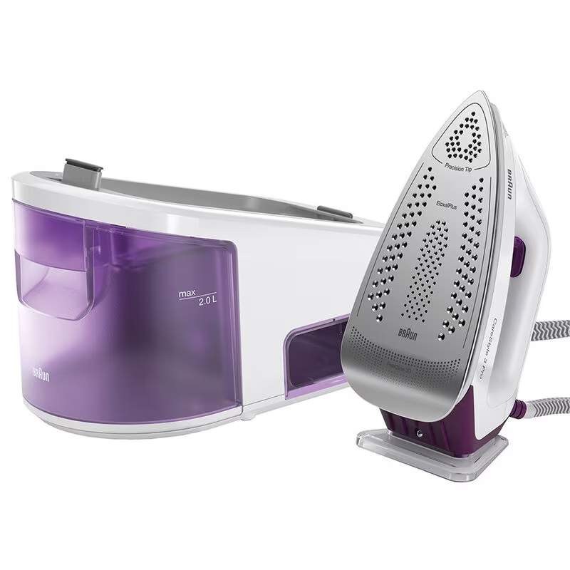 Braun is3155vi steam iron 2400w with eloxalplus soleplate and continuous steam supply 125G/min-null