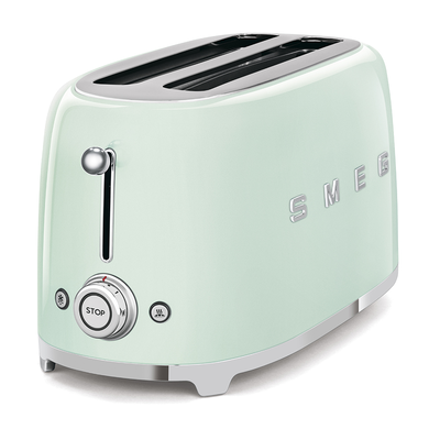 Smeg 50's toaster 2 extra-wide slots pastel green