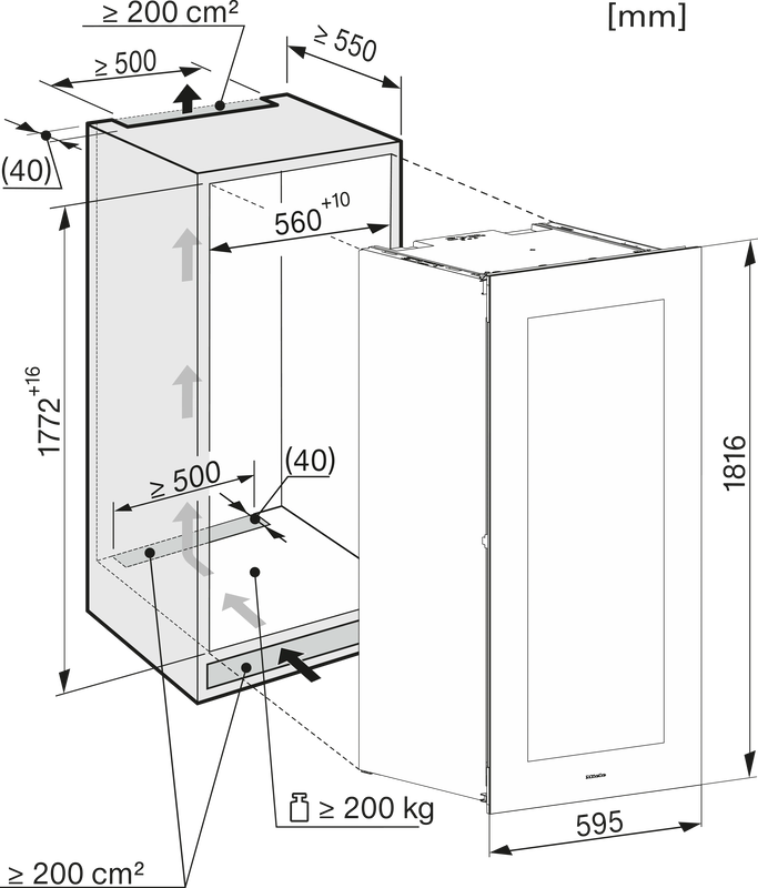 Miele wine cooler kwt 6722 igs-1 obsw built-in 12364310, , medium-null