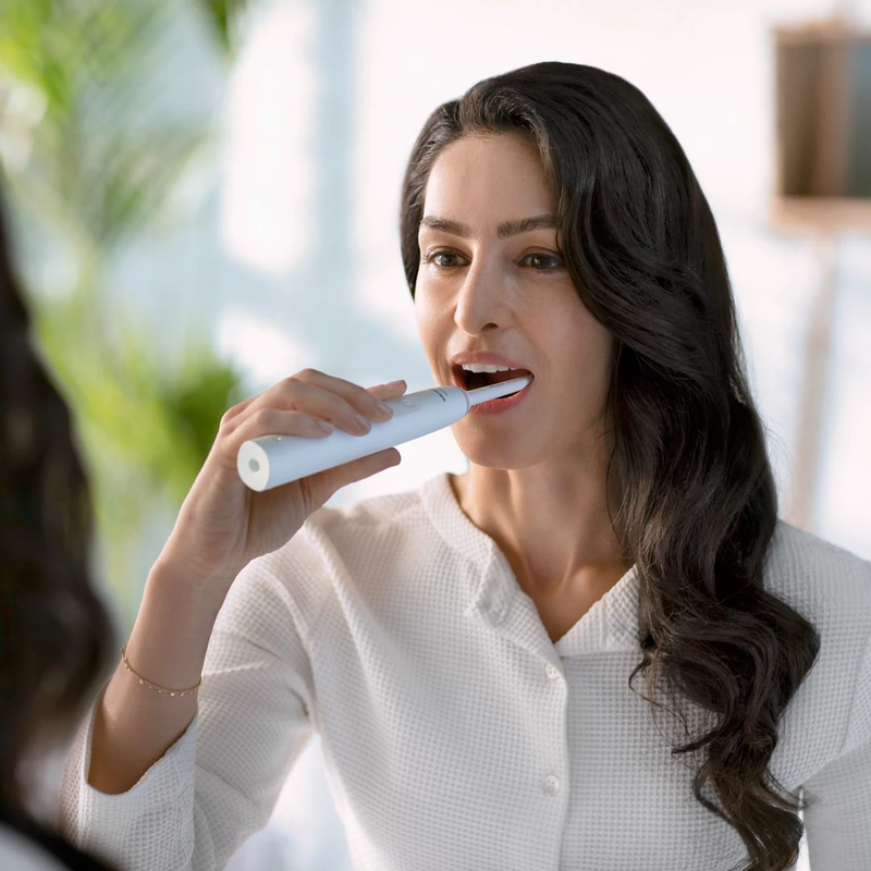 Product image: Philips sonicare 3100 series 3100 επαναφορτιζόμενη ηλεκτρική οδοντόβουρτσα με τεχνολογία sonic, αισθητήρα πίεσης για αποτελεσματική αφαίρεση πλάκας άσπρο hx3671/13, , medium-null